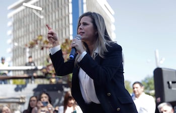 La exsenadora de oposición Kattya González.