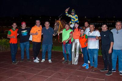 Hereje, del stud El Rancho, se impuso entre pingos de la 4ª.