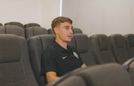 El volante argentino Juan Fernando Alfaro en nota exclusiva con el medio partidario Olimpia Media.