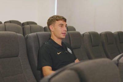 El volante argentino Juan Fernando Alfaro en nota exclusiva con el medio partidario Olimpia Media.