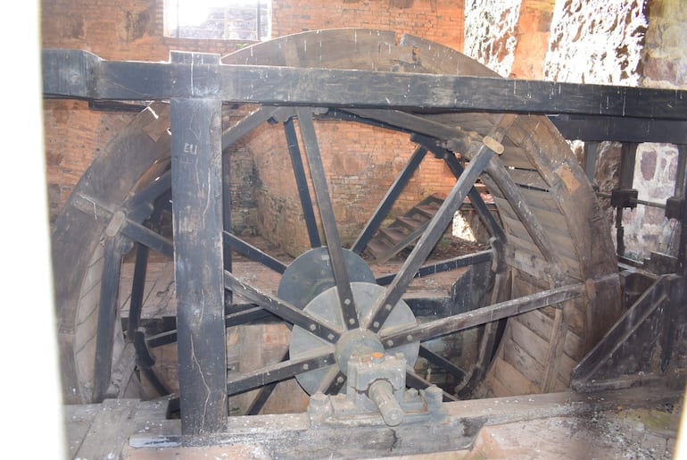 El sector de la fundición de hierro que también será restaurada.