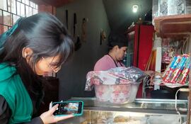 La comitiva visitó esta semana cantinas de cuatro instituciones educativas.