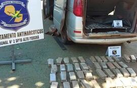 Se encontraron 22 panes de marihuana en el interior del rodado. (Imagen ilustrativa, archivo)