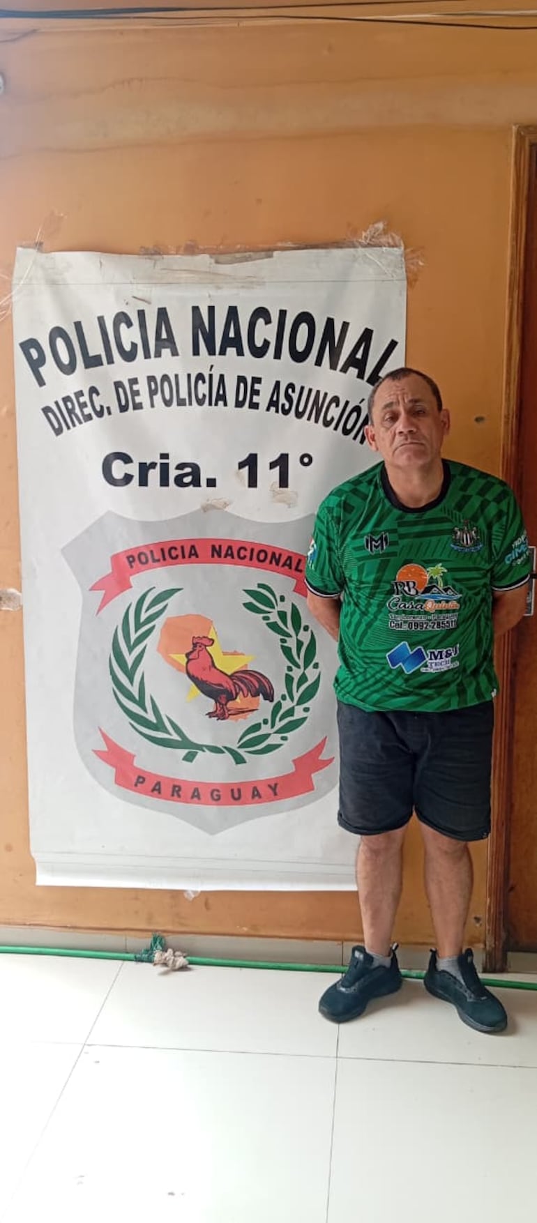 Nelson Javier Bentolina, de 53 años, de nacionalidad argentina, fue aprehendido tras un aparente intento de robo de vehículo.