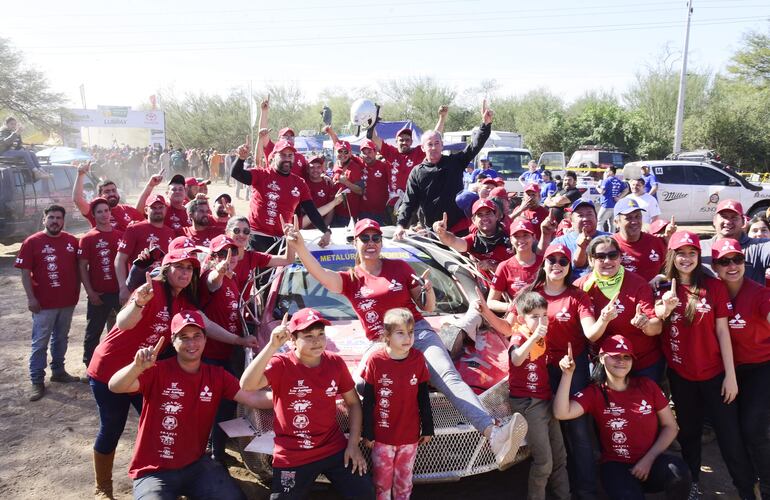 Una más para Wilfried Klassen en el Chaco, ganando la RC2N junto a Marco Méndez, con el Mitsubishi.