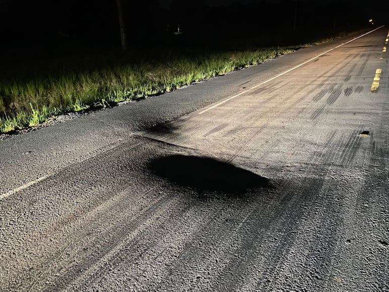 El Cuerpo de Bomberos Voluntarios de Concepción emitió un comunicado en el que advierten sobre peligroso desnivel en ruta PY22.