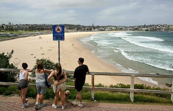 Playa de Bondi en Sidney, Australia.