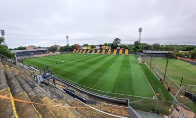 El estadio Rogelio Silvino Livieres del Club Guaraní.