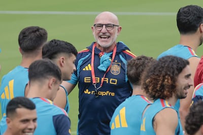 Luis de la Fuente (65 años), seleccionador de España, que cumple sus actividades en Chattanooga, Tennessee.