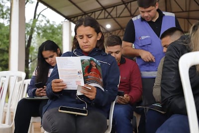 Grupo de interesados en el Programa de Migración Laboral Circular Paraguay-España.