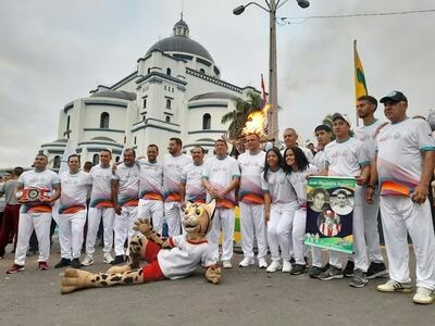 En el 2022 Caacupé recibió la llama de los Juegos Odesur y ahora la población se alista para recibir la antorcha de los Juegos Panamericanos Junior ASU 2025.