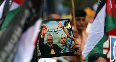 Protestas en Pakistan por el asesinato de Haniyeh y uno de sus guardaespaldas en Tehran el 31 de julio de 2024.