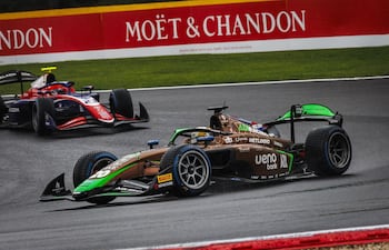 El monoplaza #20 del AIX Racing, que estuvo al mando del piloto Joshua Duerksen, durante una de las carreras del 2025 que se va.