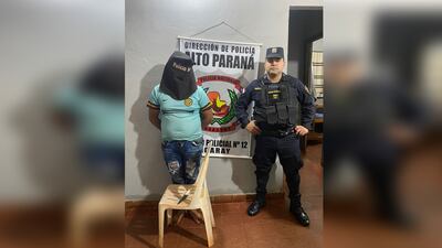 Sergio David Espínola Rotela fue detenido como sospechoso de presuntamente haber asalto a una conductora de la plataforma Bolt.