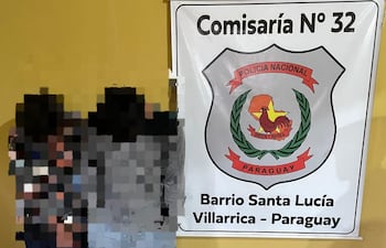 Adolescentes de 15 y 17 años detenidos en flagrancia.