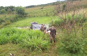 La intervención policial estuvo a cargo de uniformados de la subcomisaría 22ª de Vaca Hu