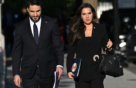 Nada Hamadeh Moawad (d), embajadora de Líbano en Estados Unidos. Lidera las conversaciones con diplomáticos israelíes.