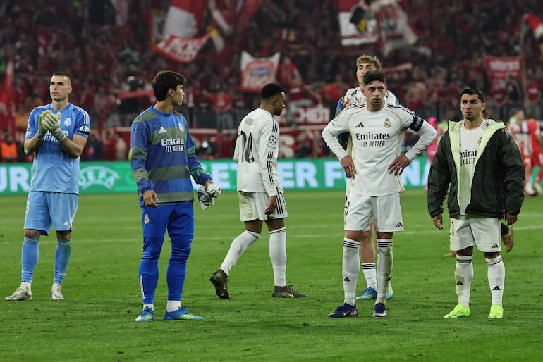 Una nueva frustración para el Real Madrid en los cuartos de final de la Champions League, esta vez frente al Bayern Múnich.
