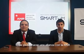 Enrique López y José "Mingo" Salcedo, este último director de Smartum