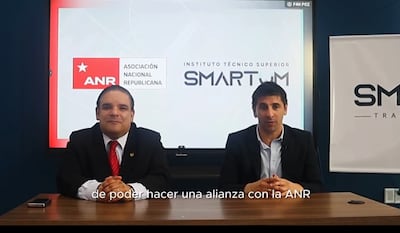 Enrique López y José "Mingo" Salcedo, este último director de Smartum