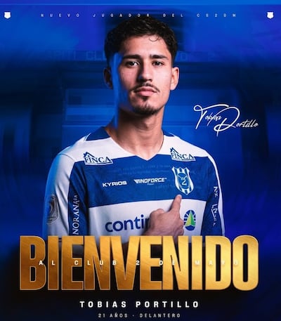 Tobías Portillo, nuevo futbolista del 2 de Mayo de Pedro Juan Caballero.
