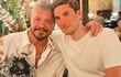 Marcelo Tinelli y su hijo Francisco Tinelli se encuentran de vacaciones en Punta del Este, Uruguay.
