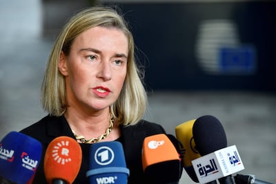 Federica Mogherini, exjefa de Exteriores de la UE.