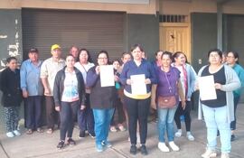 Vecinos del barrio Achucarro de San Antonio piden la intervención de la Junta Municipal local.
