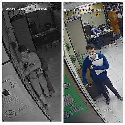 El funcionario detenido por confesar que provocó incendio en Caja Municipal de Jubilaciones.