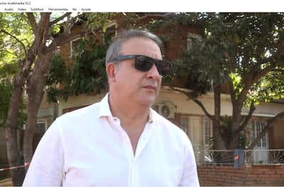 Diego Lansac abogado representante de vecinos del barrio Santo Domingo de Asunción.