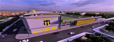 Maqueta del nuevo estadio de Guaraní.