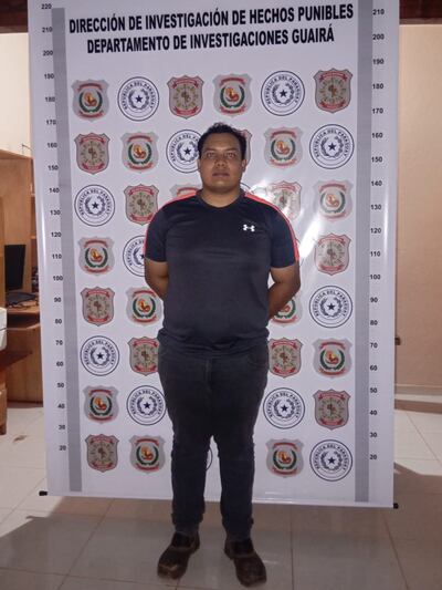 Junior Rodrigo Ramírez Jara, presunto asesino de Gerardo Ramón Fernández Cuba.