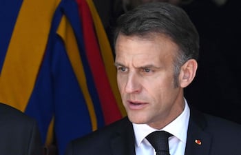 Emmanuel Macron, presidente de Francia.