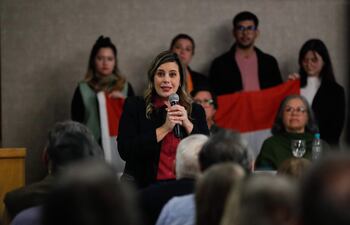 La exsenadora Kattya González.