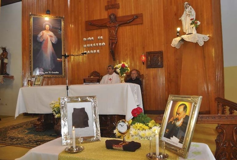 Misa en homenaje a San Pío.