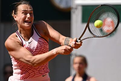La bielorrusa Aryna Sabalenka venció a su compatriota Iryna Shymanovich, aunque quedó disconforme con su juego.
