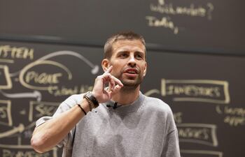 Gerard Piqué debutó como profesor invitado en Harvard. (EFE/Kosmos/Evgenia Eliseeva)