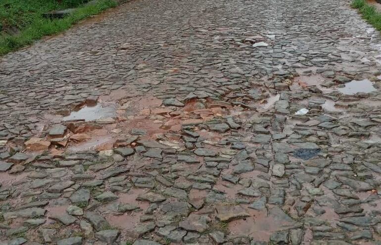 Las vías están en pésimas condiciones.