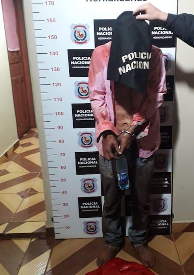 Jorge Alicio López, detenido.