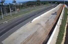 Siete personas se salvaron de accidente en zona de Pedrozo, este 15 de mayo.