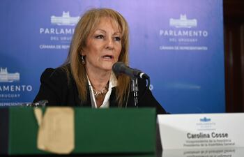 La vicepresidenta de Uruguay, Carolina Cosse.