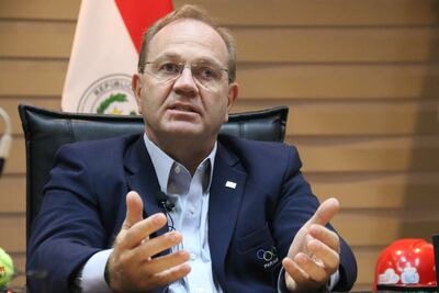 Camilo Pérez, presidente del Comité Olímpico Paraguayo y precandidato a la intendencia de Asunción por Honor Colorado