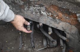 Robo de cables subterráneos.