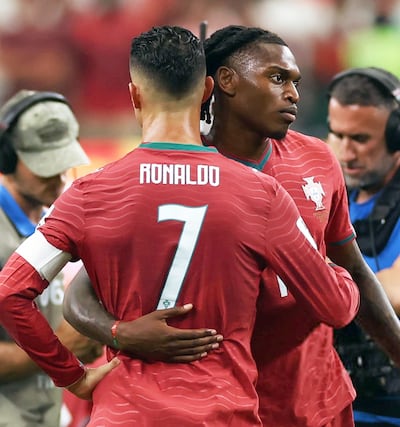 Rafael Alexandre Conceição Leão (27 años) hereda la numeración de Cristiano Ronaldo (41) en la selección de Portugal.