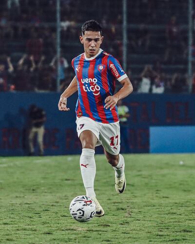 Gabriel Aguayo Díaz (20 años), uno de los jóvenes del plantel de Cerro Porteño.