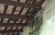 En estas condiciones se encuentran las paredes y el techo del santuario Dulce Nombre de Jesús.