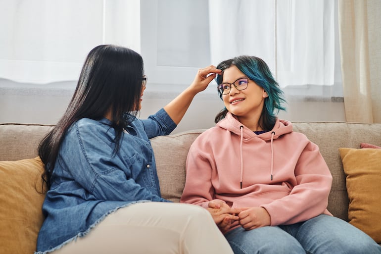 Pareja de mujeres.
