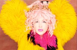 La cantante Cindy Lauper en una foto compartida recientemente en redes sociales para acompañar el anuncio de su gira de despedida.