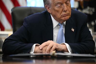 Donald Trump, presidente de Estados Unidos. 