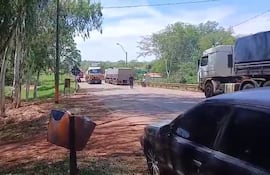 Indígenas despejan ruta PY05 en Yby Yaú